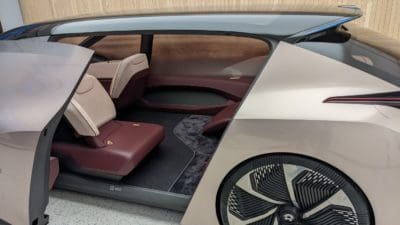 Luxury inside of NIO car