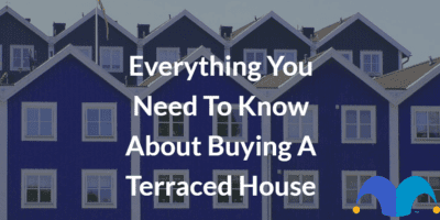 Terranced house with the text “Everything you need to know about buying a terraced house” and The Motley Fool jester cap logo