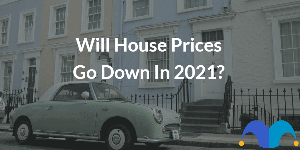 UK luxury home with the text “Will house prices go down in 2021?” and The Motley Fool jester cap logo